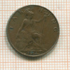 1 фартинг. Англия 1914г