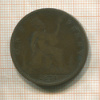 1 пенни. Великобритания 1874г