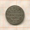 1 крейцер. Бавария 1871г