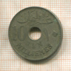 10 миллимов. Египет 1917г