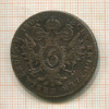 6 крейцеров. Австрия 1800г