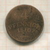 4 пфеннига. Саксония 1810г
