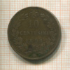 10 сентесимо. Италия 1894г