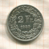 2 франка. Швейцария 1939г