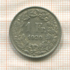 1 франк. Швейцария 1920г
