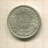 1/2 франка. Швейцария 1967г