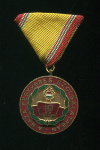 Медаль "За 10 лет Службы" (тип 1965 г). Венгрия