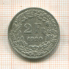 2 франка. Швейцария 1920г