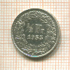 1/2 франка. Швейцария 1953г