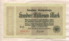 100000000 марок. Германия 1923г