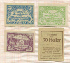 Подборка нотгельдов. Австрия