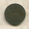 1 фартинг. Великобритания 1890г