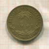 1 шиллинг. Британская Западная Африка 1943г