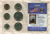 Набор монет. США