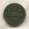 1/2 штубера. Юлих-Берг 1786г