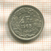 1/2 франка. Швейцария 1965г