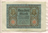 100 марок. Германия 1920г