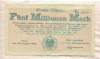 5000000 марок. Германия 1923г