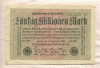 50000000 марок. Германия 1923г