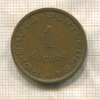 1 эскудо. Ангола 1965г