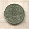 10 сантимов. Люксембург 1901г