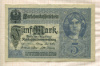 5 марок. Германия 1917г