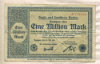 1000000 марок. Германия 1923г