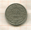 1/2 франка. Швейцария 1920г