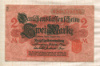 2 марки. Германия 1914г