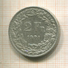 2 франка. Швейцария 1921г