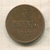 5 пенни 1917г