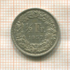 1/2 франка. Швейцария 1957г