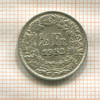 1/2 франка. Швейцария 1952г