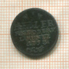 1 геллер. Саксен-Веймар-Эйзенах 1752г