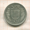 5 франков. Швейцария 1954г