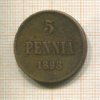 5 пенни 1898г