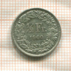 1/2 франка. Швейцария 1960г