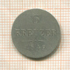 6 крейцеров. Австрия 1849г