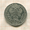 20 крейцеров. Австрия 1772г