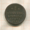 1 пфеннинг. Брауншвейг 1785г