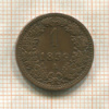 1 крейцер. Австрия 1859г
