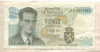 20 франков. Бельгия 1964г
