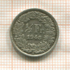 1/2 франка. Швейцария 1948г