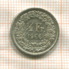 1/2 франка. Швейцария 1966г