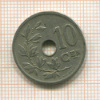 10 сантимов. Бельгия 1904г