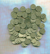 Подборка монет 100 штук