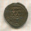 Фоллис. Византия. Тиберий II Константин. 578-582 г.