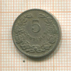 5 сантимов. Люксембург 1908г