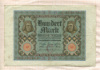 100 марок. Германия 1920г