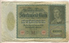 10000 марок. Германия 1922г
